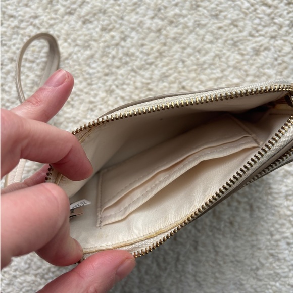 Coach Beige Wristlet - Picture 2 of 2